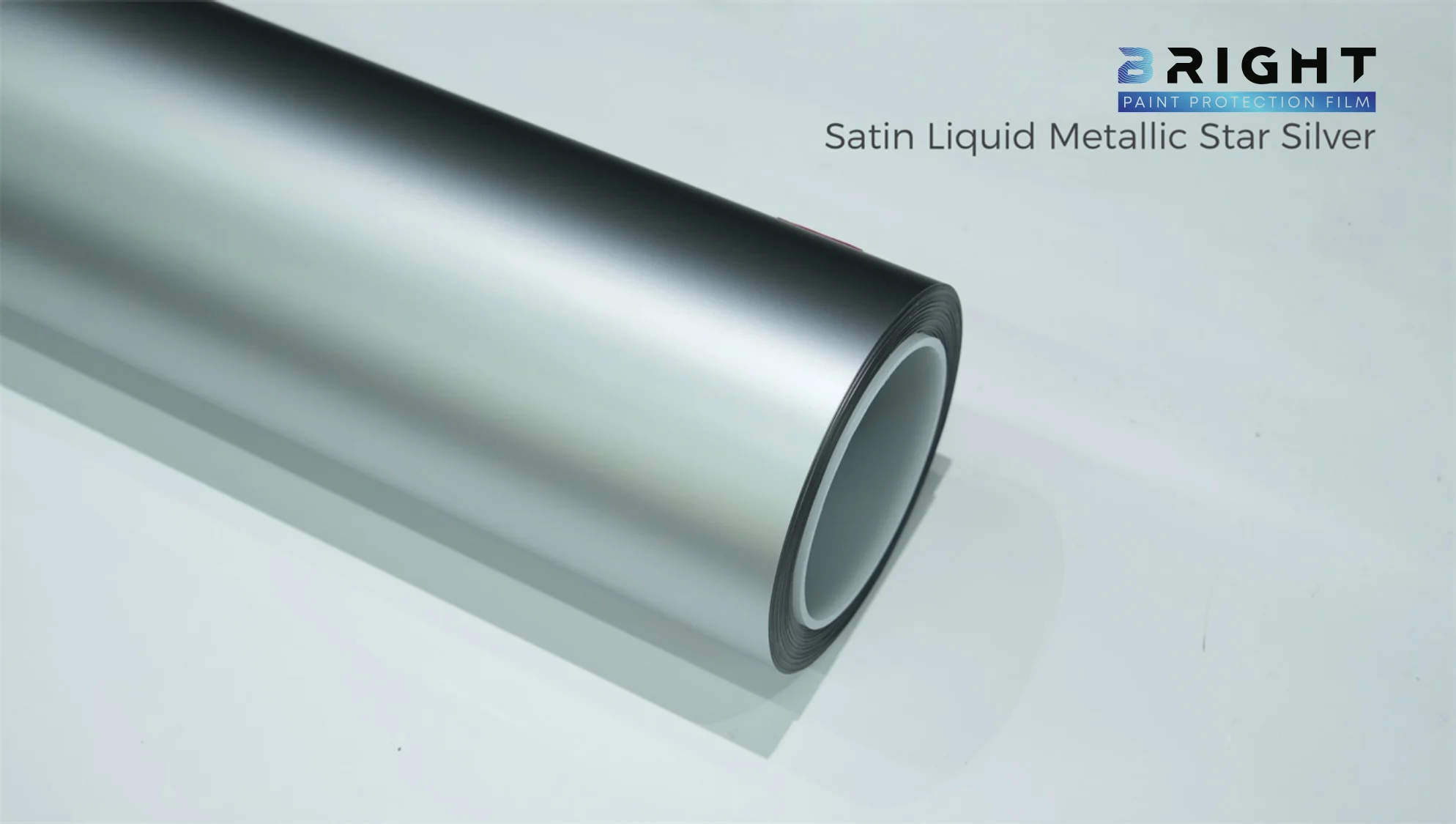 BRIGHT SATIN LIQUID METALLIC STAR SILVER