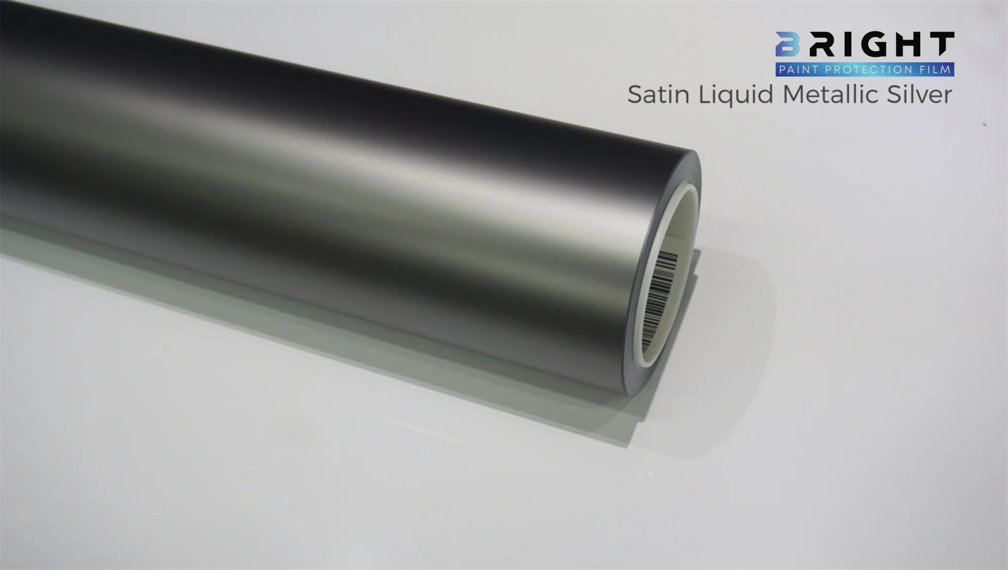 BRIGHT SATIN LIQUID METALLIC SILVER