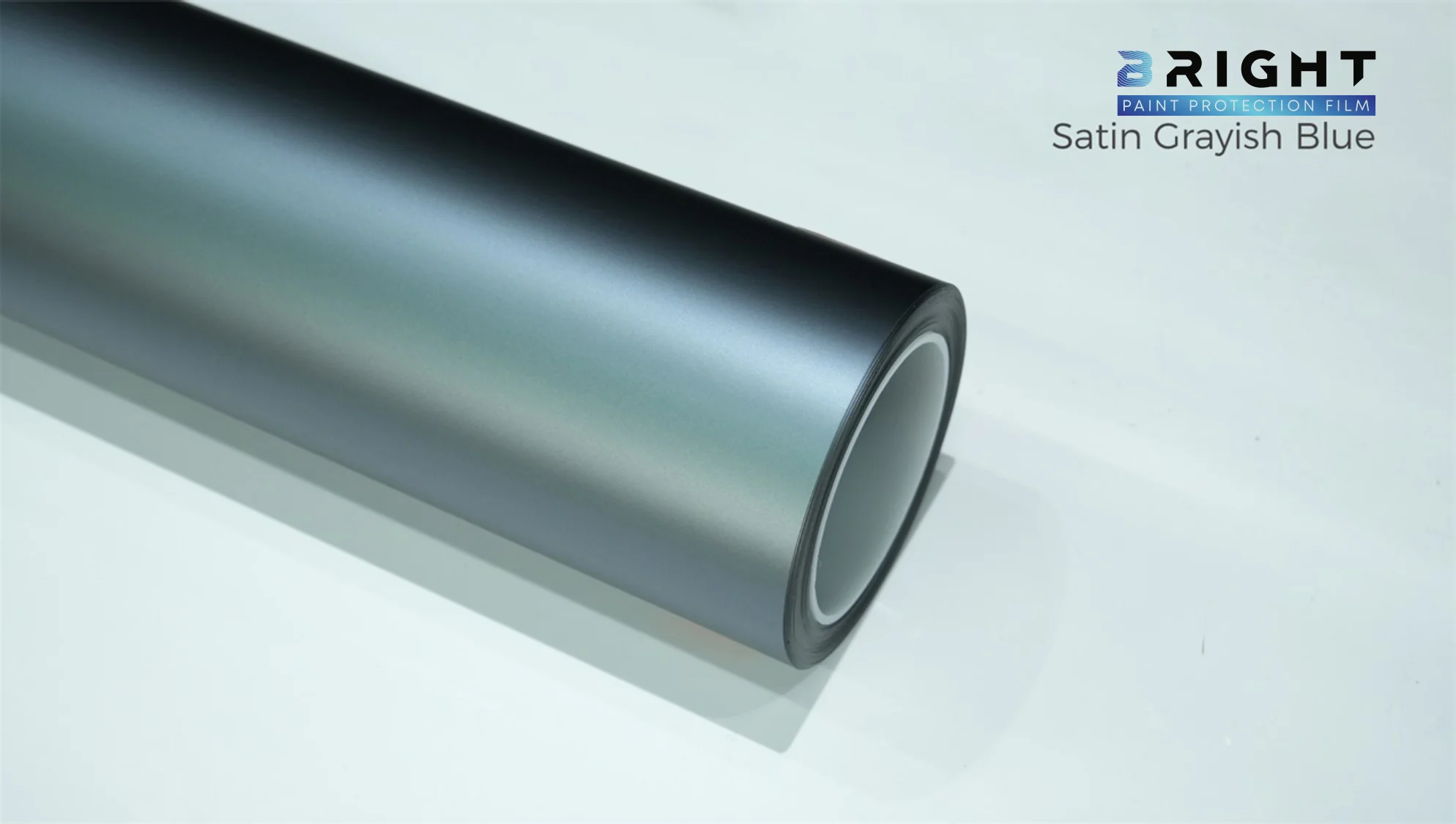 BRIGHT SATIN GRAYISH BLUE